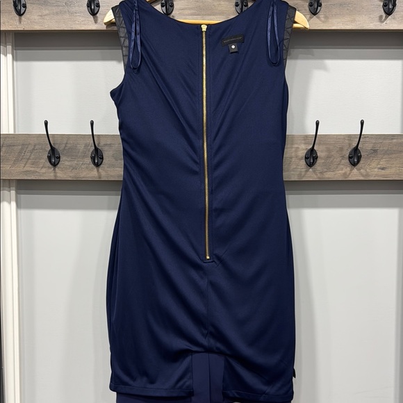 NWOT!! Elegant Navy Blue Sleeveless Dress - Picture 11 of 11
